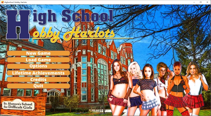【欧美SLG/真人/3D/汉化/动态】高中爱好/High School Hobby Harlots[Ver1.10]【安卓/1.54G】